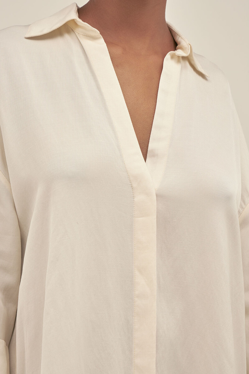 MARTI LONG SHIRT Cream