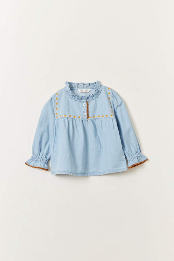 Camisa jean Azul Claro