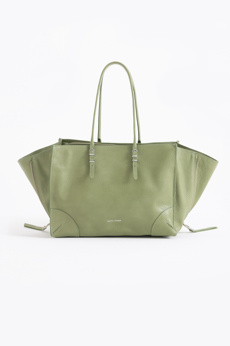 TOTE BARROQUE SMALL Verde Oliva