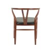 Silla Wishbone - Madera de Roble tapizada Silla Wishbone - Madera de Roble tapizada