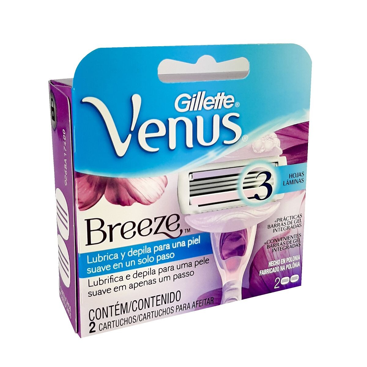 GILLETTE VENUS BREEZE REPUESTO 2 UNID. 