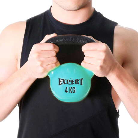 Pesa Rusa 4Kg Expert Hierro Macizo Kettlebell Mancuerna Recubierta Pesa Rusa 4Kg Expert Hierro Macizo Kettlebell Mancuerna Recubierta