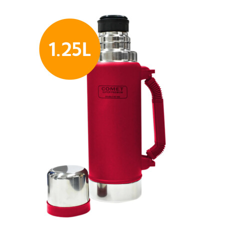 Termo Acero Comet 1.25lts 3 Años Grantia Fucsia