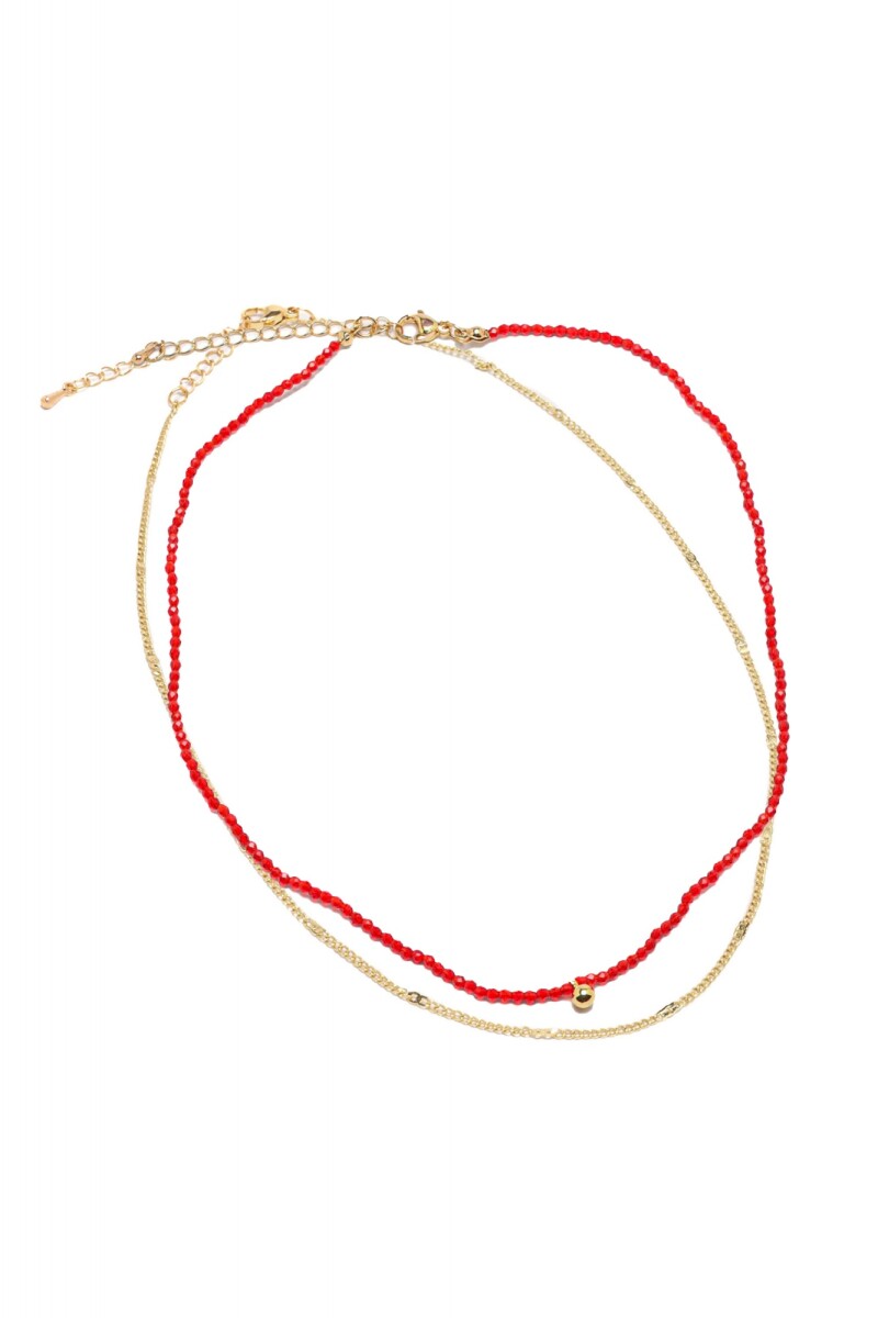 Collar Ambar - Burdeos 