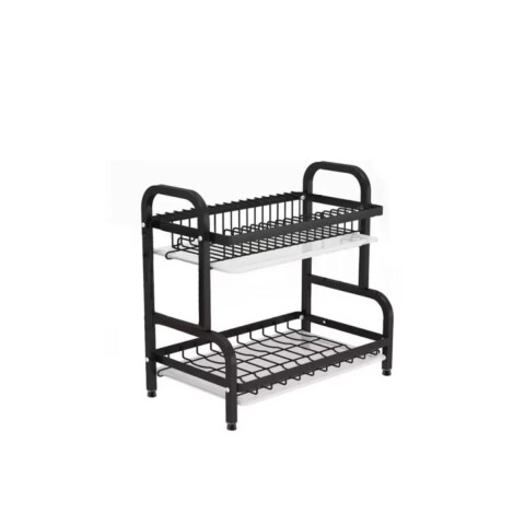 Escurridor Doble negro 42x24.50x39 cm Escurridor Doble Negro 42x24.50x39 Cm