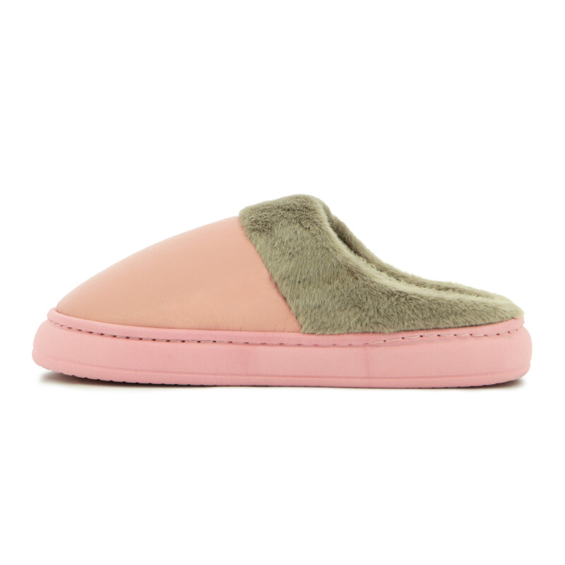 Dortex Pantufla Pu + Corderito Rosado