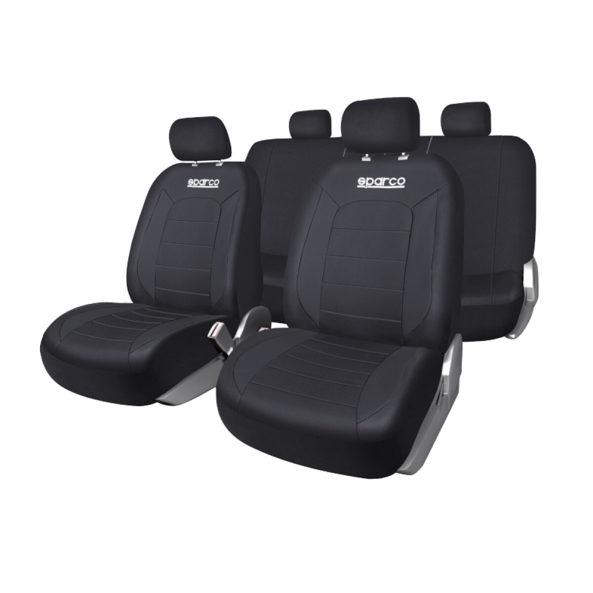 Cubreasiento Sparco Juego 9 Piezas Negro 