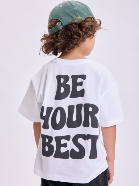 Remera estampa All Is Well Blanco