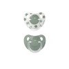 Set x2 chupete anatómico Suavinex 18m Soles verde
