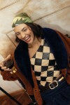 Chess Diagonal Top Negro / Avellana