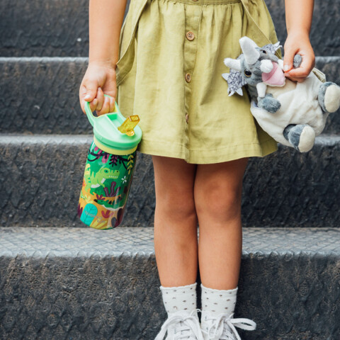 Botella Térmica Acero POP Quokka Kids 445 ml JUNGLE