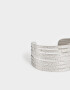 Brazaletes Metal diferenciado Brazalete De Metal - Plateado