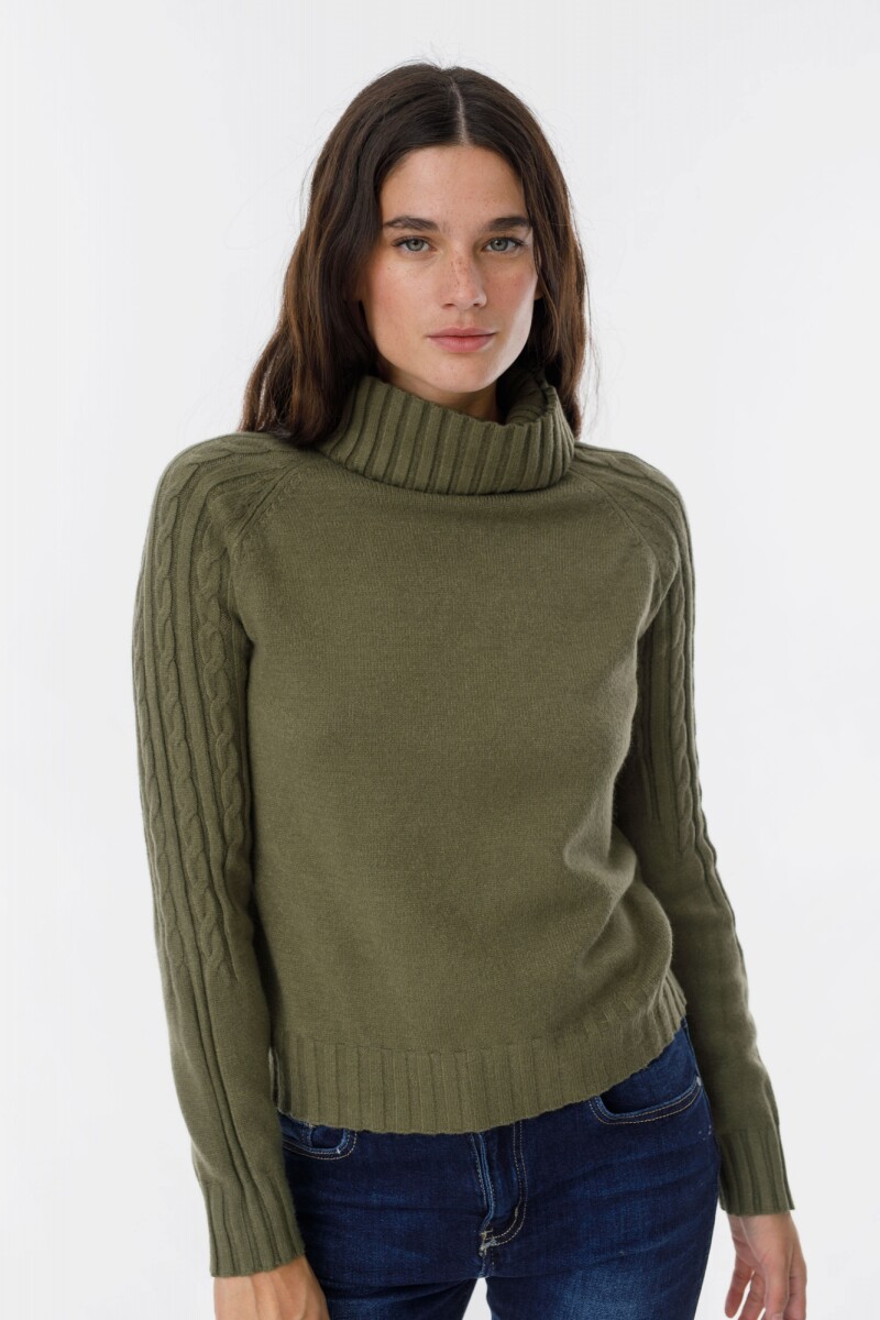 Sweater Espiga Verde Militar