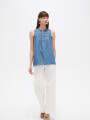 Musculosa Euame Azul Medio