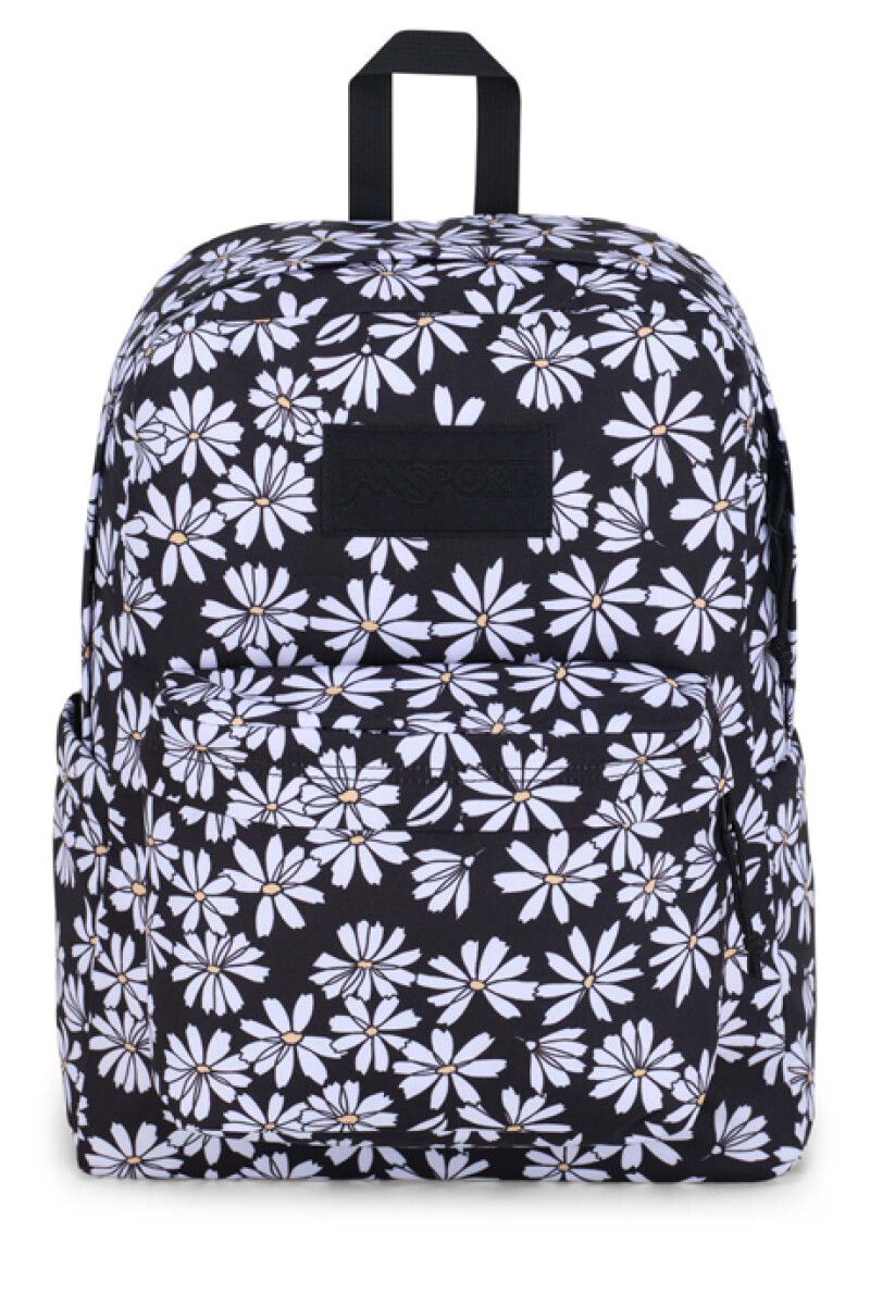 MOCHILA JANSPORT SUPERBREAK PLUS - PUNK PANSIES BLACK 