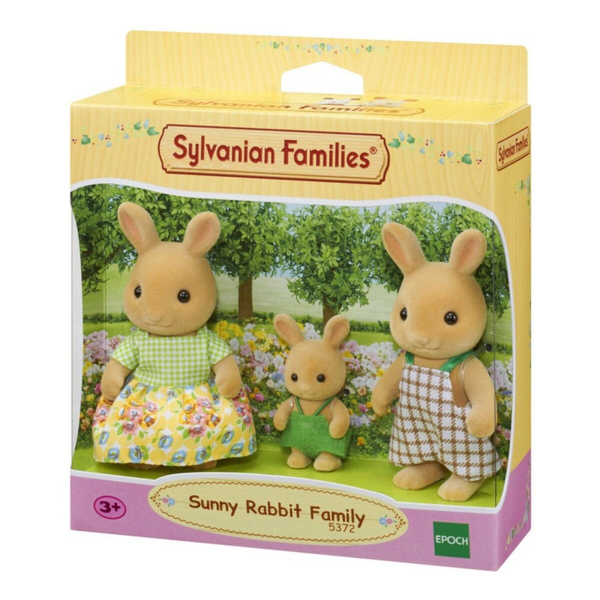 Sylvanian Families Familia De Conejos Alegres Juguete Figura 