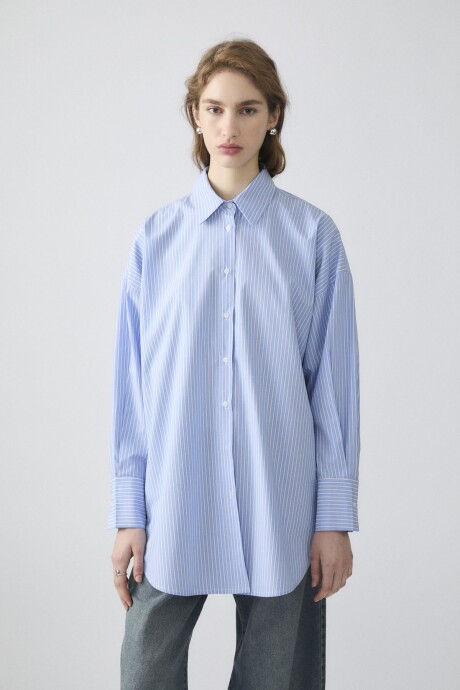 Camisa Praia Celeste Camisa Praia Celeste
