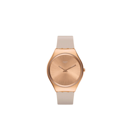 Reloj Swatch Fashion Silicona Beige 0