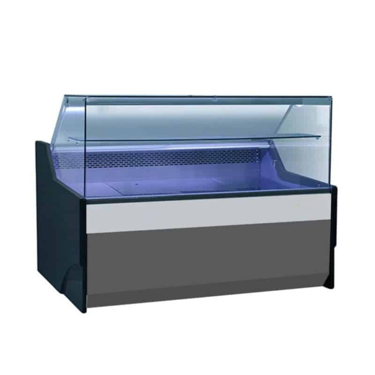 Vitrina Refrigerada Vidrio Recto 1.6 mts Kuma 