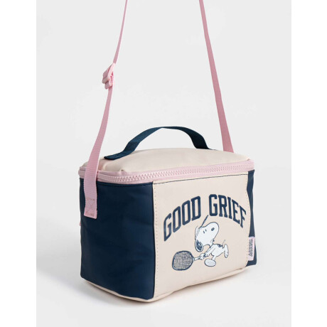 Lunchera Estampada ''snoopy'' Combinacion Bicolor