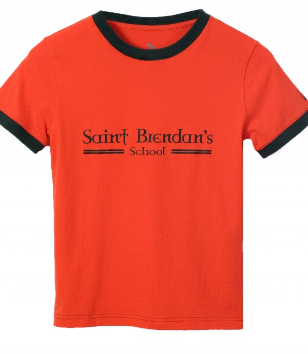 T-shirt manga corta St Brendan´s Naranja