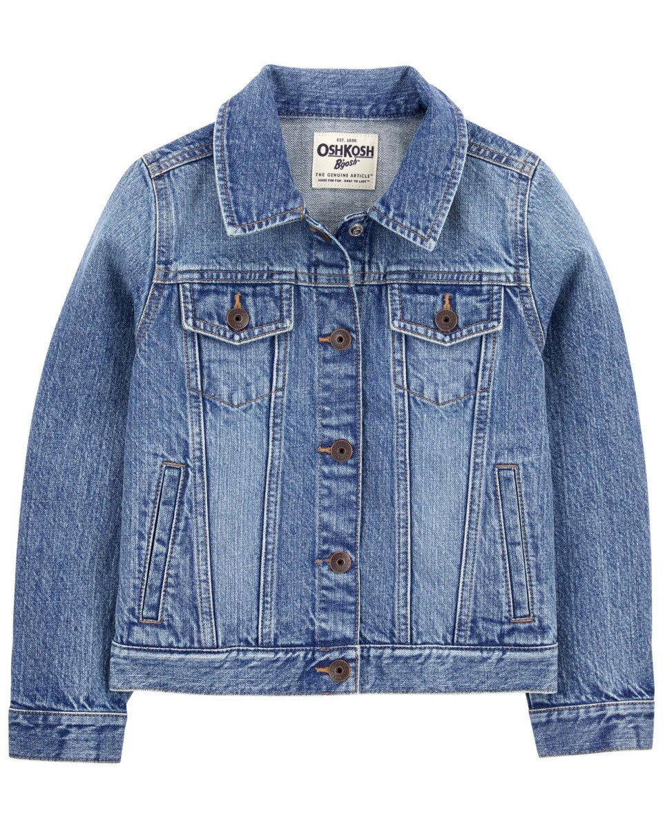 Campera jean clásica. Talles 6-14 