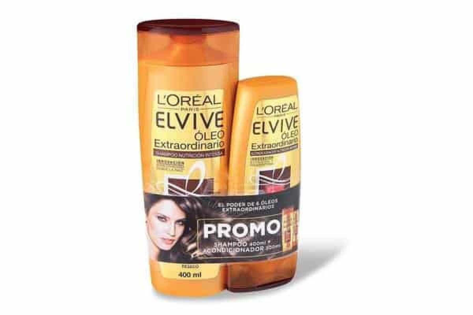 Pack Elvive Oleo Extraordinario 400ml + 200ml 