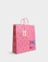 Accesorios Regalos Estampados Bolsa De Regalo Xl Con Estampa - Rosa Oscuro