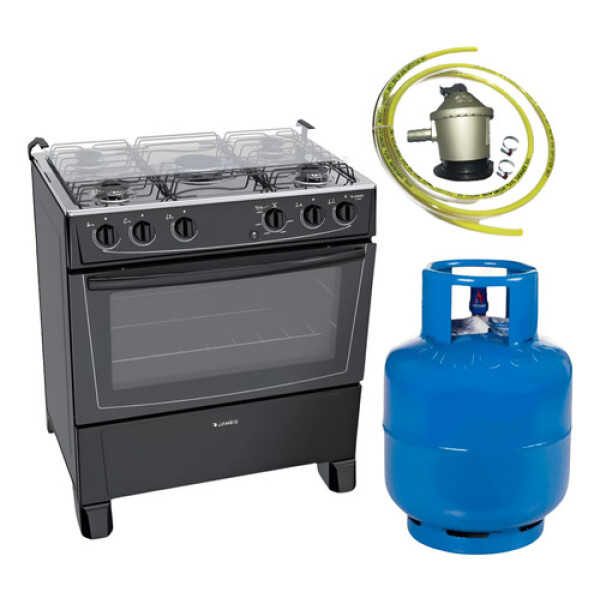 COCINA JAMES C 150 B 5 HORNALLAS GAS + ENVASE GARRAFA 13KG COCINA JAMES C 150 B 5 HORNALLAS GAS + ENVASE GARRAFA 13KG