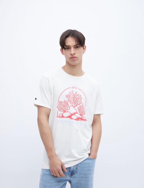 Remera Gunnar Off white