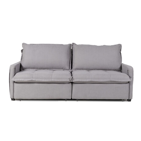 Sofá Cama Oliver - Tela Microfibra 12074 (Gris)