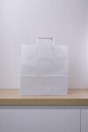 Bolsa lisa acuario 30x12x32 cm BLANCO
