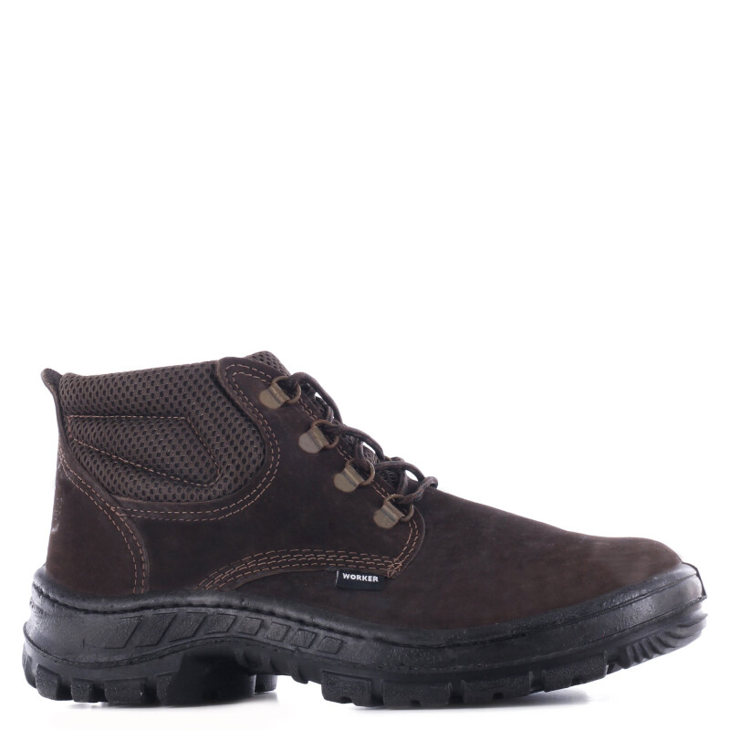 Botas de Hombre Worker Puntera de Acero Marrón