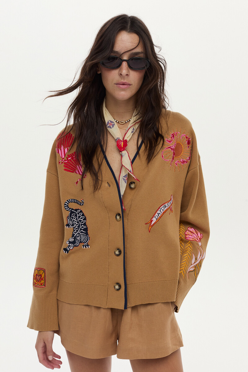 Cardigan Daydream Camel