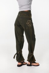 Jean Grounded Green Washed