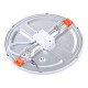 Plafón Led Circular Embutir Iluminación 7w Empotrar Pro Blanco