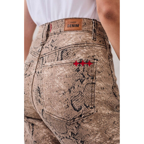 Jean Botones Snake Multi