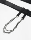 Cinturones y Fajas Cinturon Con Cadenas - Negro