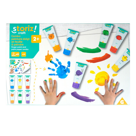 Set de arte dactilopintura + papeles Set de arte dactilopintura + papeles