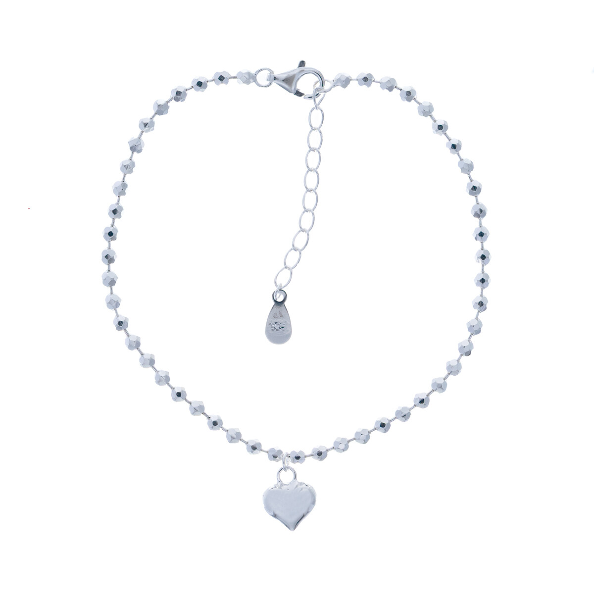Pulsera de Plata 925. CORAZON. 