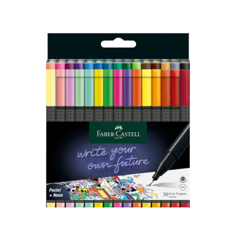 Caja 30 rotuladores acuarelables Faber Castell