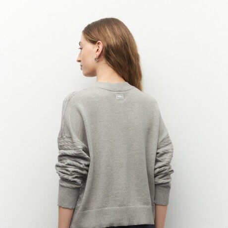 CARDIGAN TEO Gris Melange