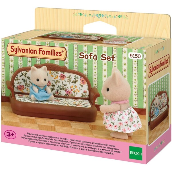 Sylvanian Families Set Sofa Para Living Juguete Niños Sylvanian Families Set Sofa Para Living Juguete Niños