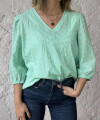 Blusa Carol verde agua