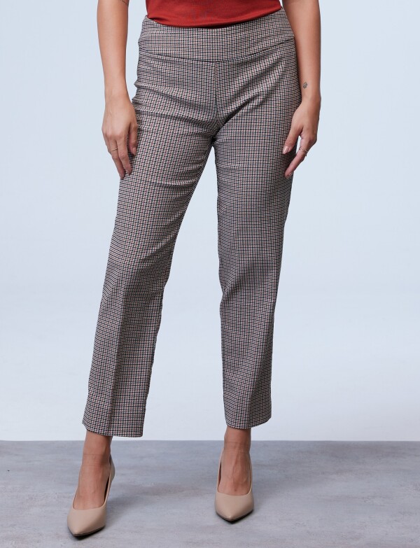 Pantalon Gales MARRON/MULTI