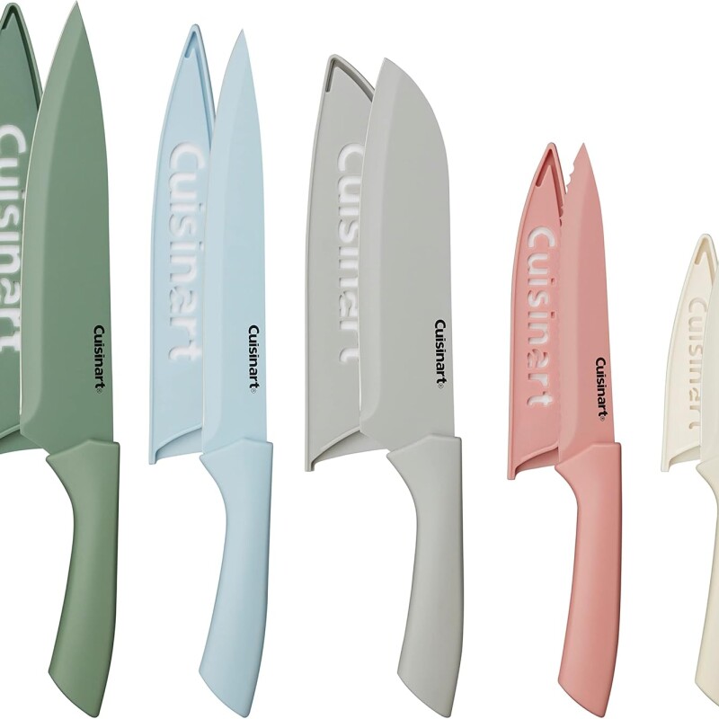 JUEGO DE 5 CUCHILLOS C/ESTUCHE REVESTIDO EN CERAMICA CUISINART JUEGO DE 5 CUCHILLOS C/ESTUCHE REVESTIDO EN CERAMICA CUISINART