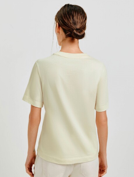 BLUSA FEMENINA SUPER COTTON MANGA CORTA AMARILLO