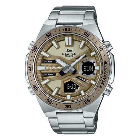 Reloj Edifice Clásico Acero Inoxidable Plata 0