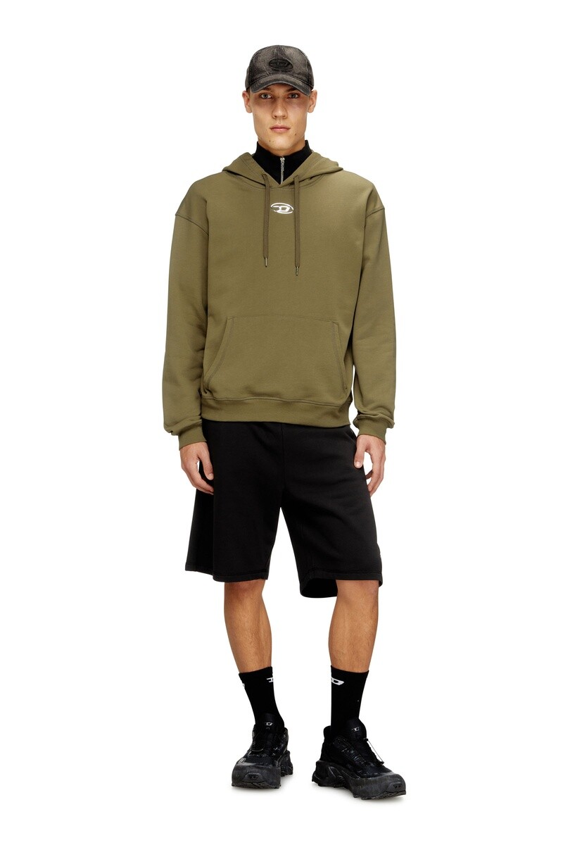 Polerones Para Hombre S-Norm-Hood-Iod Swea Verde Militar