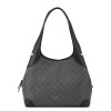 Eamon 3 Comp Shoulder Bag Onyx Logo